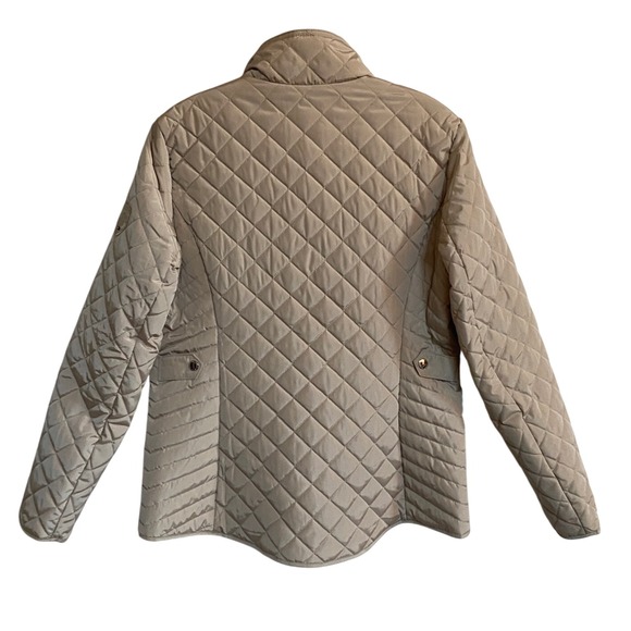 Tommy Hilfiger Womens Mid-lightweight Quilted‎ Jacket Chino - S EUC - Picture 7 of 16